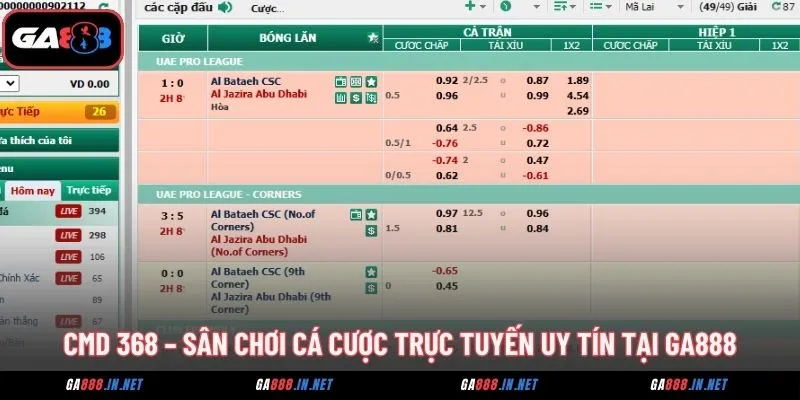 CMD 368 – Sân Chơi Cá Cược Trực Tuyến Uy Tín Tại GA888 2 cmd 368 san choi ca cuoc truc tuyen uy tin tai ga888