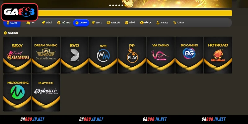 Giới Thiệu GA888 – Thương Hiệu Cá Cược Trực Tuyến 3 GA888 khẳng định vị thế với nhiều đối tác