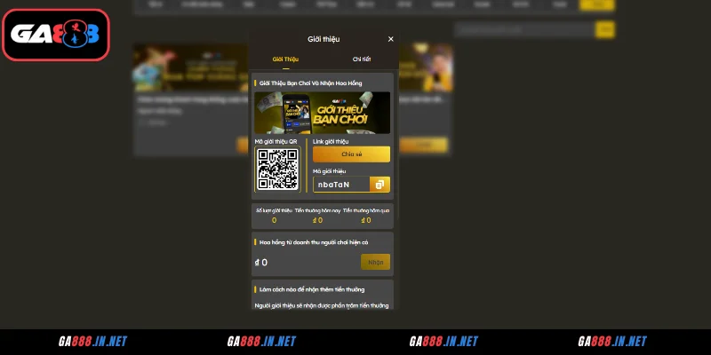 Ưu Đãi Giới Thiệu Bạn Bè Nhận Thưởng Lên Đến 0.15% Siêu Hot 4 Quy trình tham gia và nhận hoa hồng GA888
